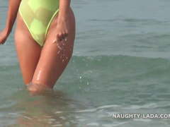 My see-through swimsuit